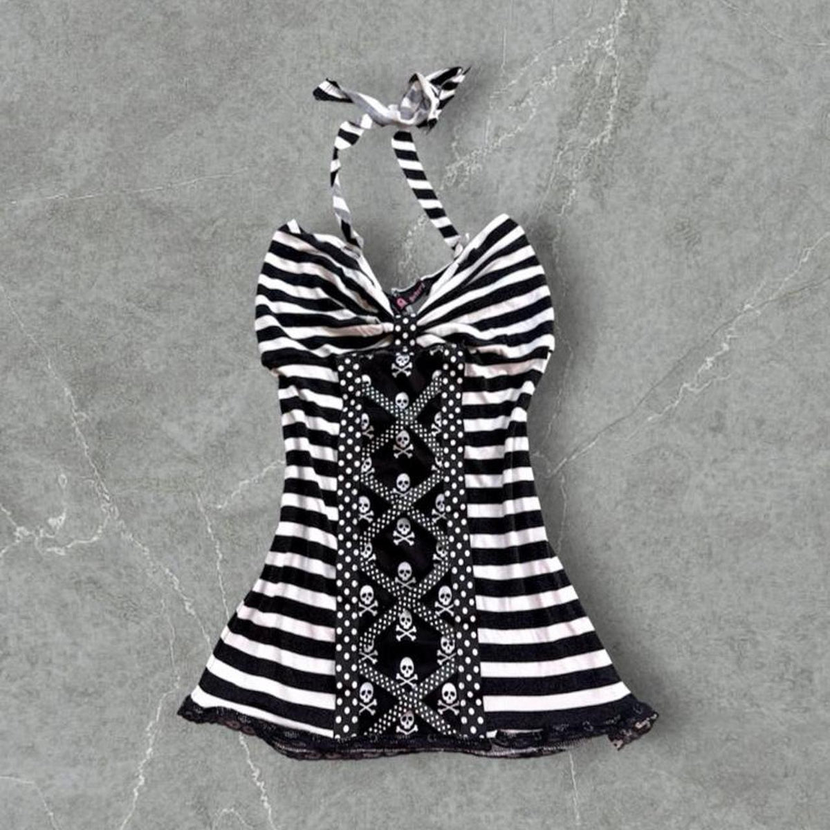 Skull Halter Top