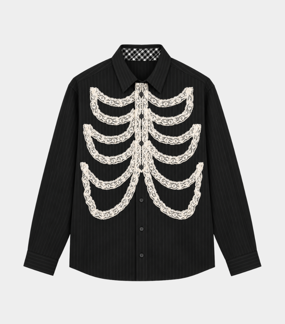 Skeleton Lace Shirt