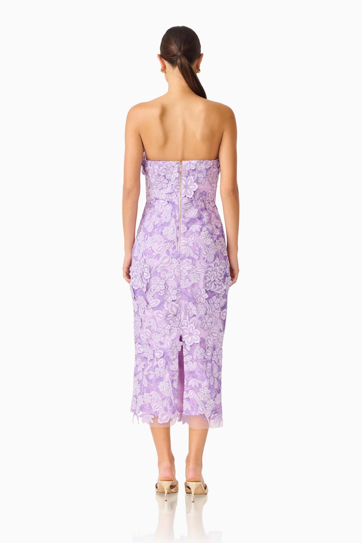 Floral Strapless Dress