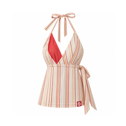 Adjustable Halter Wrap Top