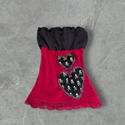 Skull Halter Top