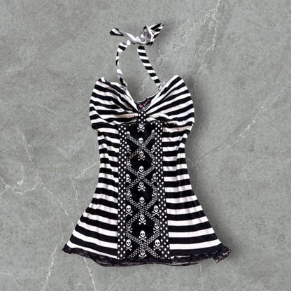 Skull Halter Top
