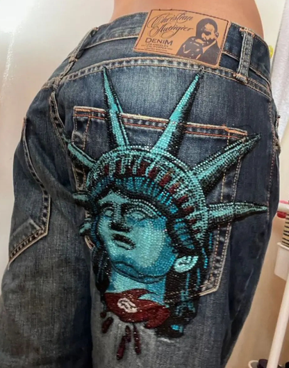 Liberty Rhinestone Jeans