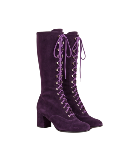 Vintage Lace-Up Boots