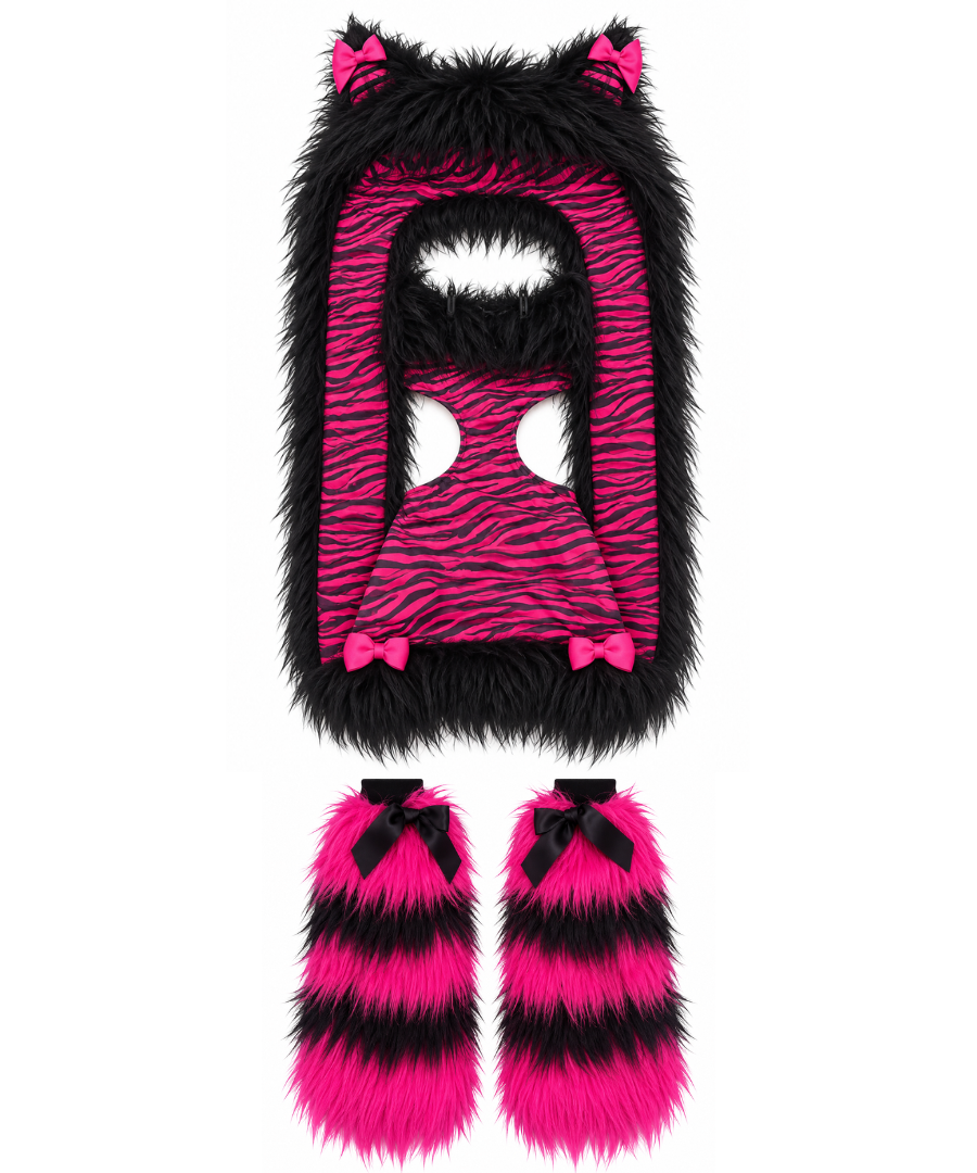 Zebra Kitty Rave Set